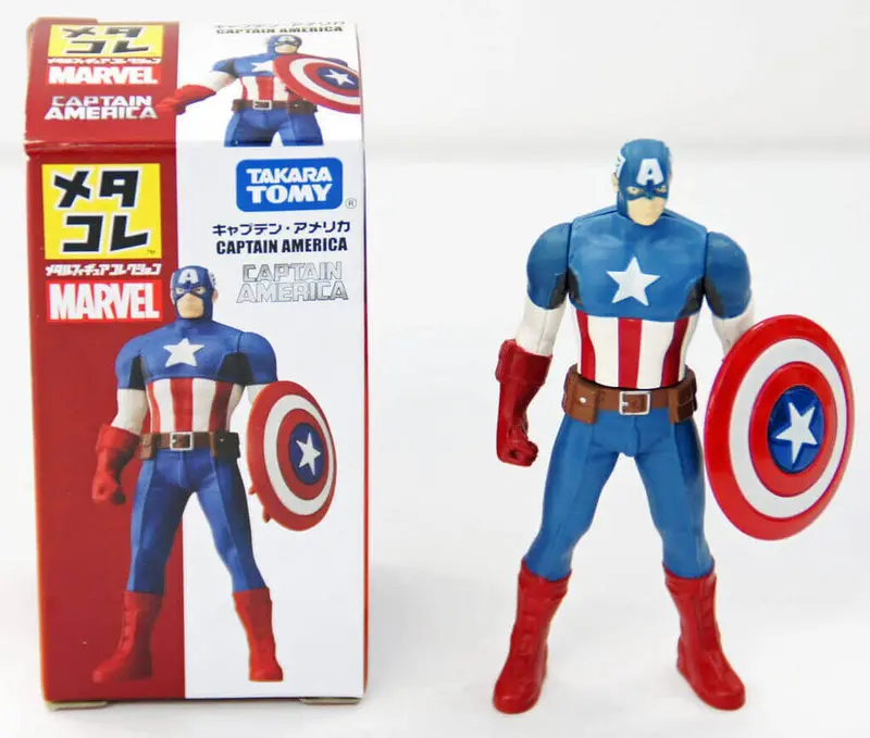 Takara Tomy Marvel Metakore Metal Figure Captain America Action Figure 1