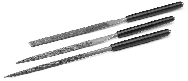 Tamiya Craft Tools Basic File Set (Medium Double-Cut) For Plastic Model Kit 1