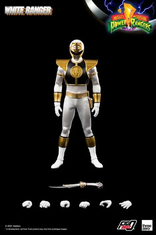 Threezero Figzero 1/6 Mighty Morphin Power Rangers White Ranger Sixth Scale Figure 1