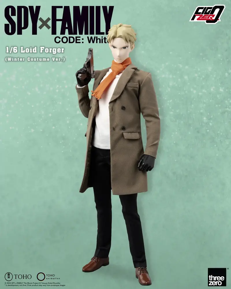 Threezero Figzero 1/6 Spy X Family Code: White Loid Forger (Winter Costume Ver.) Action Figure 1