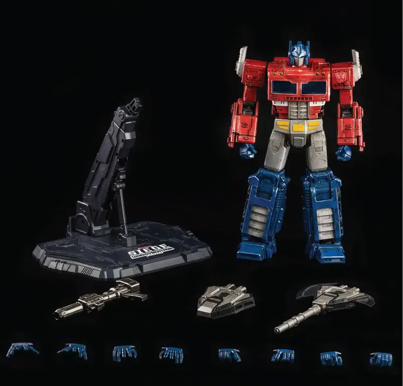 Threezero Transformers War For Cybertron Trilogy Optimus Prime Dlx Scale Figure 1