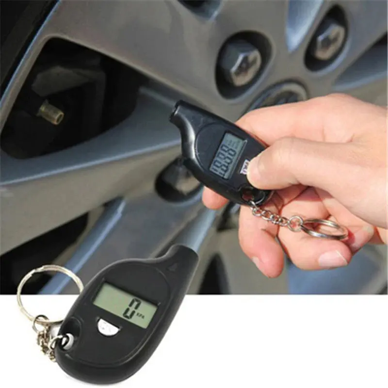 Tire Pressure Gauge Keychain With Display Count 1