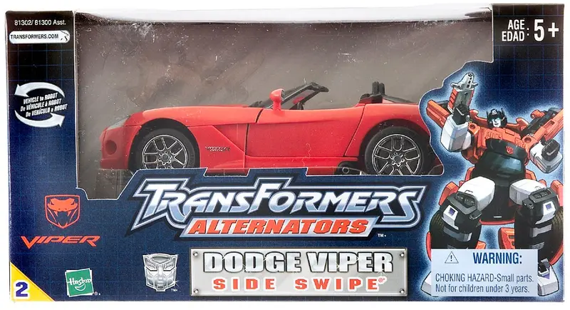 Transformers Alternators #02 Sideswipe - Dodge Viper 1