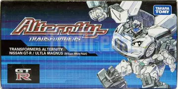Transformers Alternity A-01 Ultra Magnus Nissan Gt-R [Brilliant White Pearl] 1