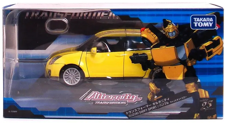 Transformers Alternity A-03 Bumblebee Suzuki Swift Sport [Champion Yellow] 1