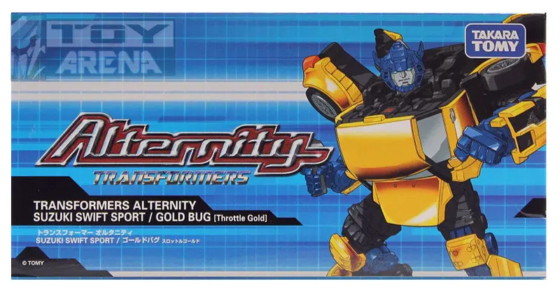 Transformers Alternity A-03 Gold Bug Suzuki Swift Sport [Throttle Gold] Asia Exclusive 1