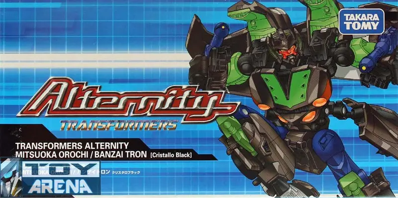 Transformers Alternity A-04B Banzaitron Mitsuoka Orochi Okamora [Cristallo Black] Asia Exclusive 1