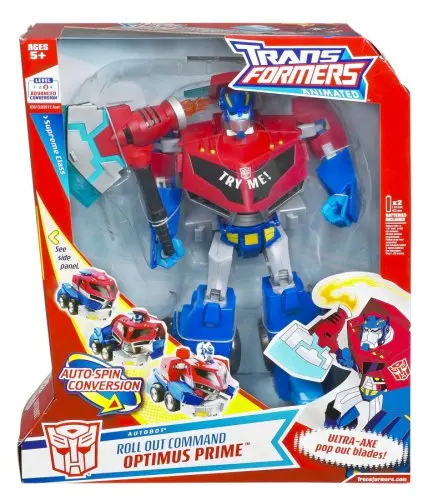 Transformers Animated Syupreme Class Roll Out Command Optimus Prime Action Figure 1