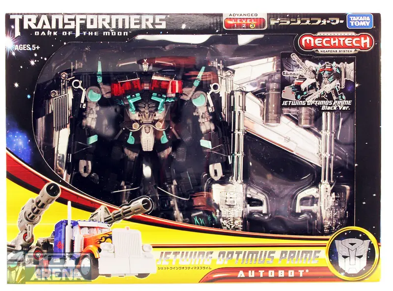 Transformers Dark Of The Moon Da-15 Jetwing Optimus Prime Black Ver. Action Figure 1