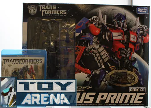 Transformers Dotm Exclusive Clear 1/35 Scale Optimus Prime Dmk-01 Dual Model Kit W/ Blu Ray Dvd Movie 1