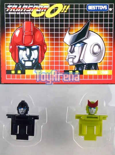 Transformers E-Hobby Ironhide & Ratchet Custom Heads Black And Green Version 1