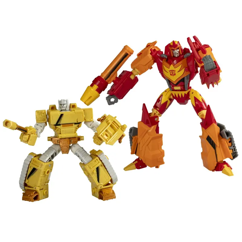 Transformers Generations Comic Edition Autobot Flame And Emirate Xaaron (40Th Anniversary) Exclusive Action Figure 1