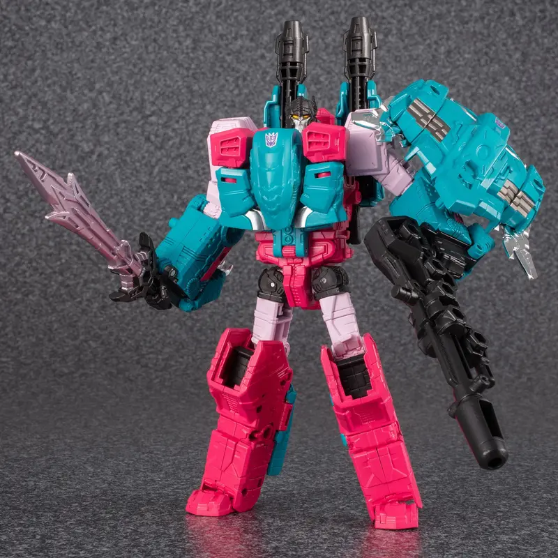 Transformers Generations Selects King Poseidon (Piranacon) Turtler (Snaptrap) Action Figure 1