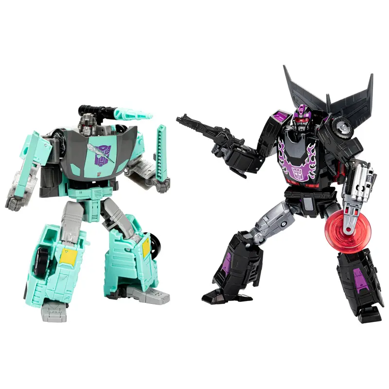 Transformers Generations Shattered Glass Voyager Rodimus And Deluxe Sideswipe & Decepticon Whisper Action Figure 2 Pack 1