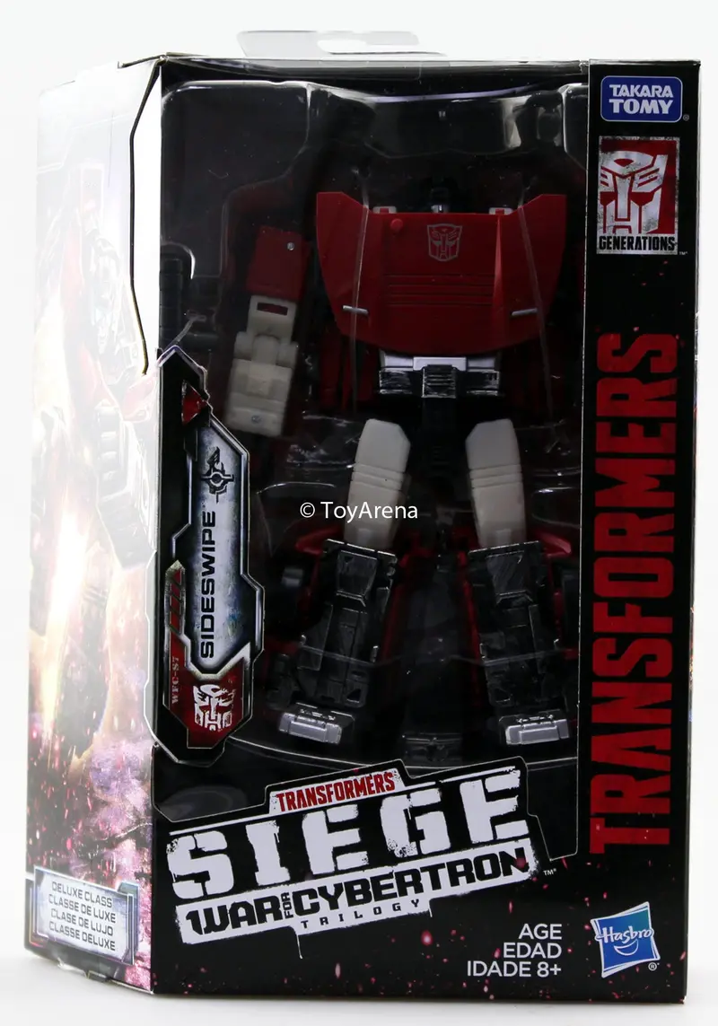 Transformers Generations War For Cybertron: Siege Deluxe Sideswipe Action Figure Wfc-S7 1
