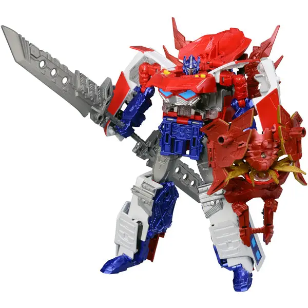 Transformers Go! G26 Optimus Prime Ex Exprime Tripple Changer Beast Hunters Takara 1