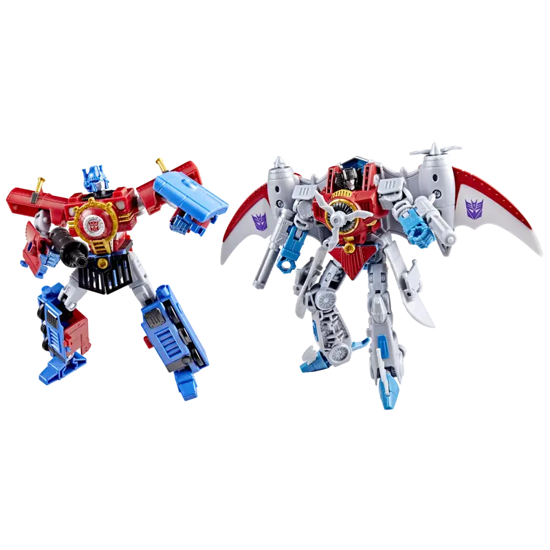 Transformers Hearts Of Steel Timelines Comic Edition Optimus Prime And Starscream Action Figure Exclusive 1
