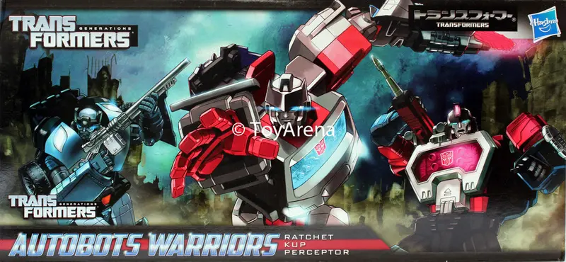 Transformers Henkei Classic Autobot Warriors Ratchet, Kup, Perceptor 3-Pack Action Figure Set Asia Exclusive 1