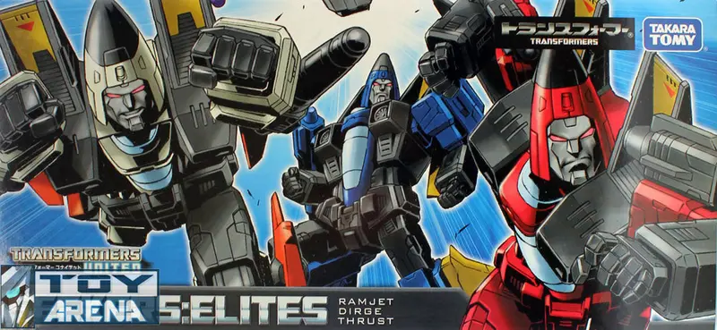 Transformers Henkei Classic Deluxe Seeker Jet Set (Cone Head) Limited Asia Exclusive Dirge, Thrust, And Ramjet 1