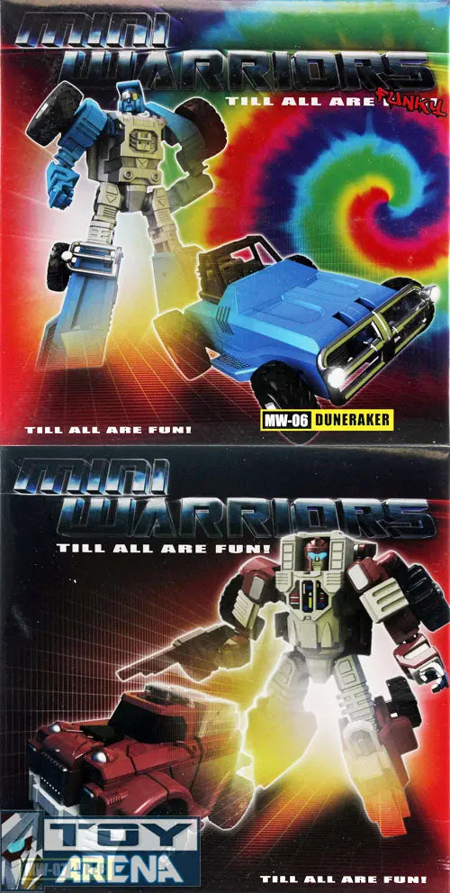 Transformers Igear Mini Warriors Mw-06 Duneraker & Mw-07 Veer 1
