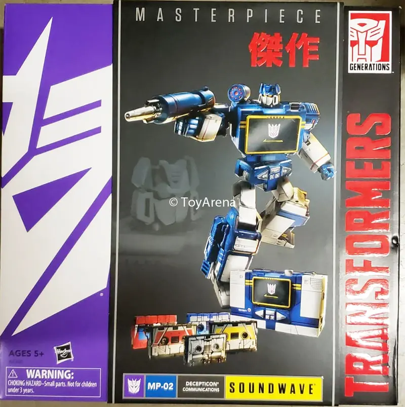 Transformers Masterpiece Mp-02 Asia Exclusive Soundwave With 5 Cassestes 1