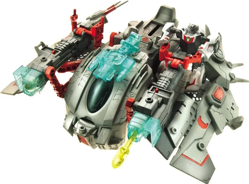 Transformers Prime Ez-10 Wheeljack With Spaceship Takara Action Figure 1
