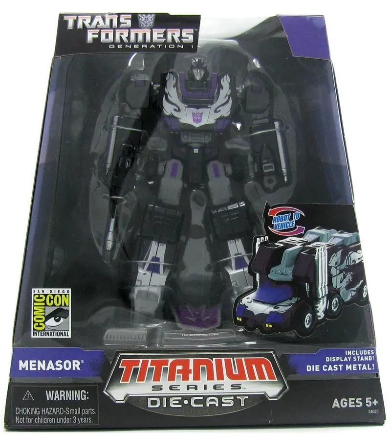 Transformers Titanium Generation 1 Menasor - Sdcc 2007 Exclusive 1