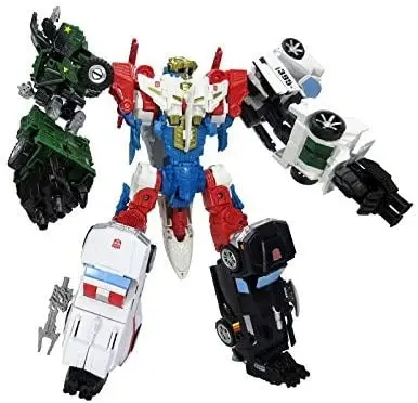 Transformers Unite Warriors Uw-Ex Lynxmaster (Sky Reign) Autobot Special Savior Combiner Gift Set + Coin 1