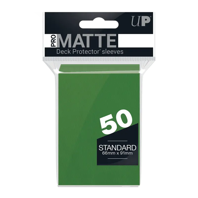 Ultra Pro Matte Green Standard Size 50Ct 1