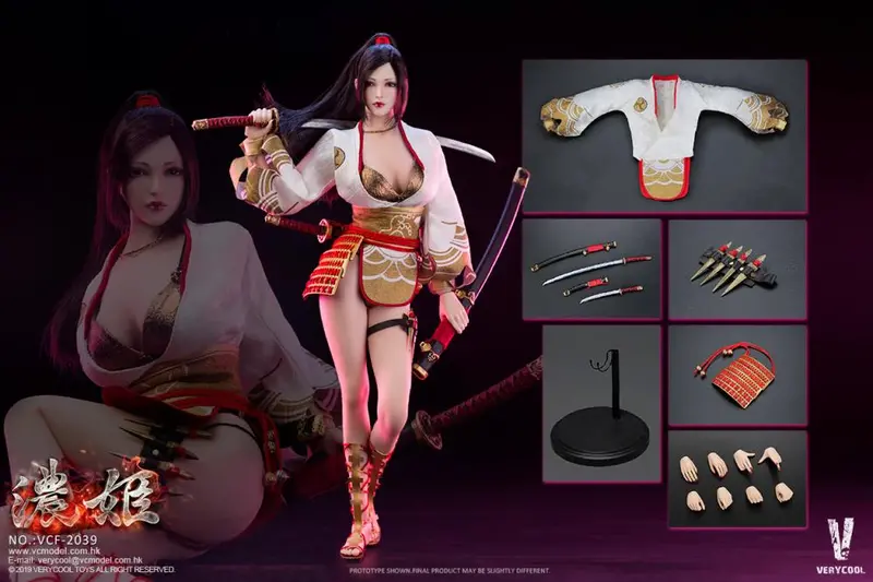 Very Cool 1/6 Scale Ancient Japanese Heroine Series Nohime Action Figure 1