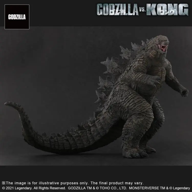 X-Plus Toho Series Large Kaiju Godzilla Vs Kong 2021 Godzilla Vinyl Figure 1