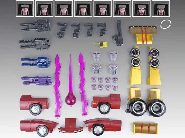 X-Transbots Mx-Xiic (Mx-12C) Combiner Accessories Pack For Berserkars Monolith Action Figure 1