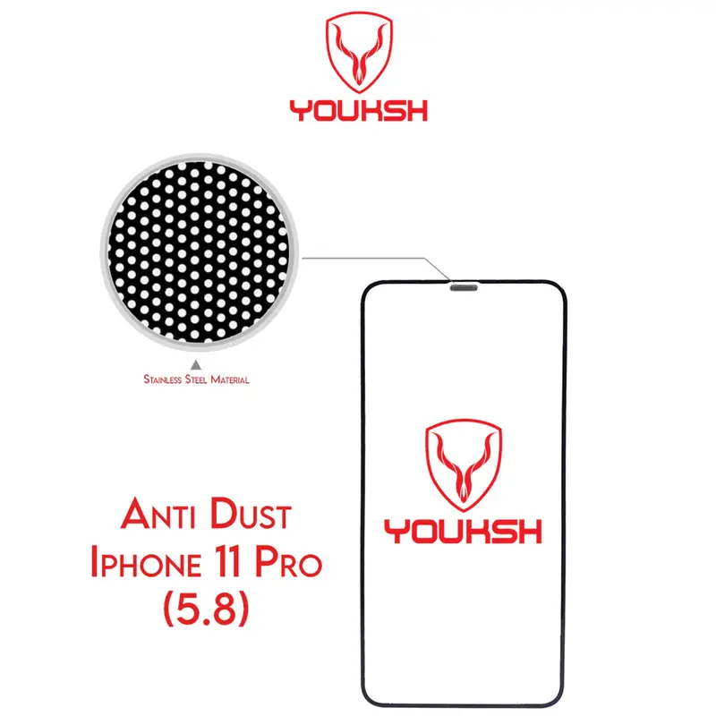 Youksh Apple Iphone 11 Pro Anti Static Glass Protector With Youksh Installation Kit 1