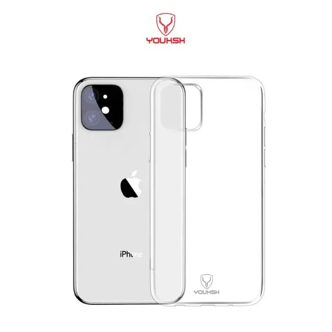 Youksh Apple Iphone 11 Transparent Case | Soft Shock Proof Jelly Cover 1