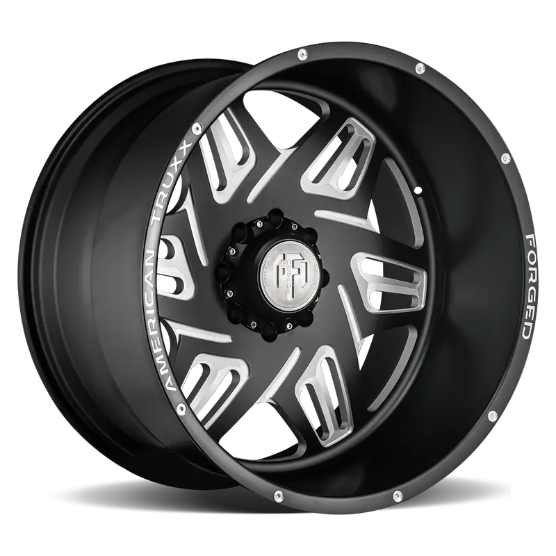 American Truxx Atf1908 Orion Forged Wheel – 24X14 Matte Black/Milled, 8X6.5", -76Mm Offset, 125.2Mm Cb 1