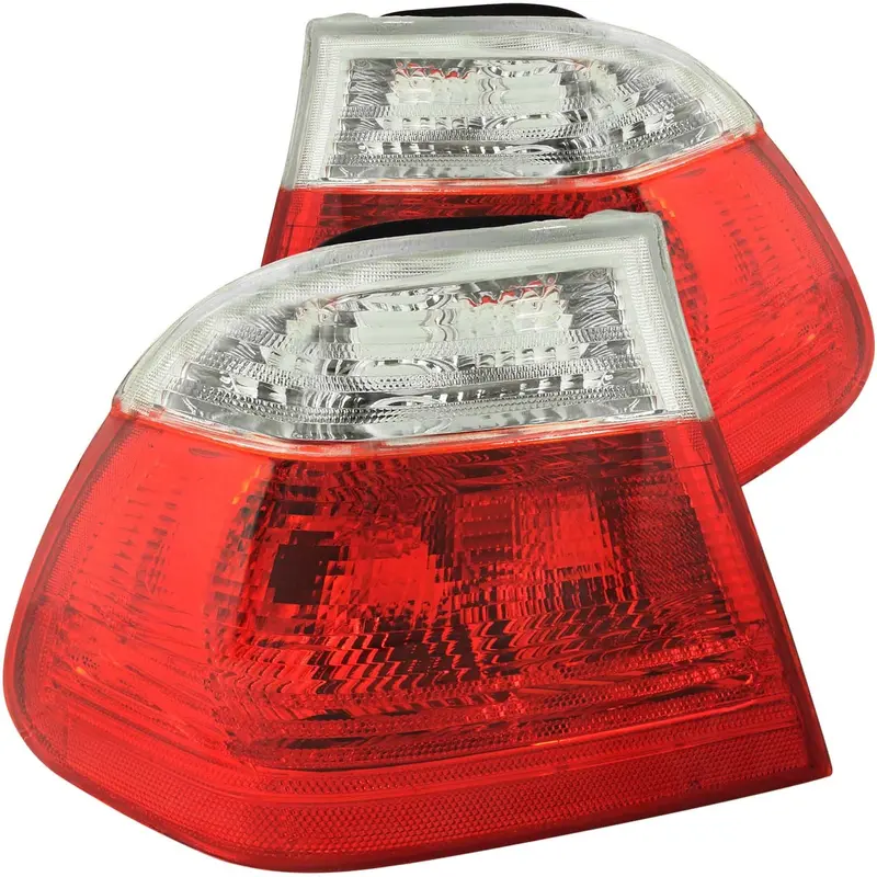Anzo Usa Led Tail Light Assembly – Red/Clear Lens, Sold As Pair For Enhanced Rear Visibility 1
