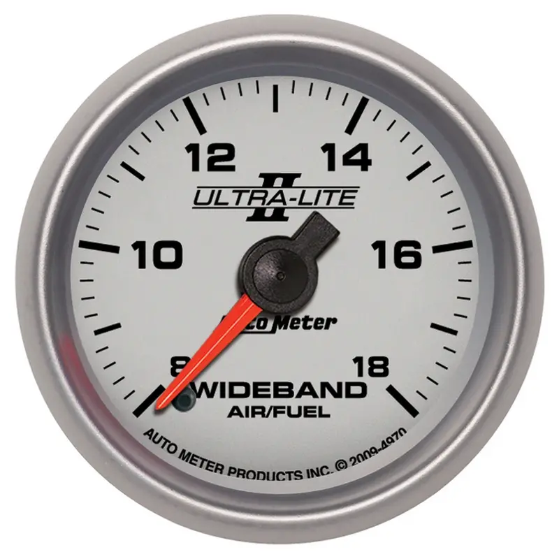 Autometer Wideband Air/Fuel Ratio Gauge – Analog, 2-1/16", 8:1–18:1 Afr Range 1