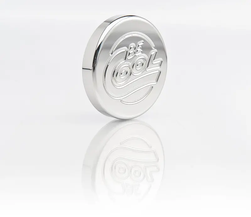Be Cool Polished Billet Radiator Cap – Round Style, Model 71001 1