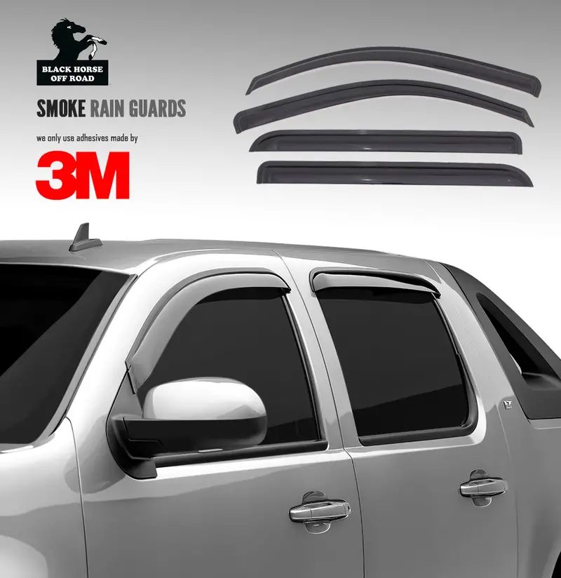 Black Horse Off-Road Smoke Acrylic Tape-On Decal 1