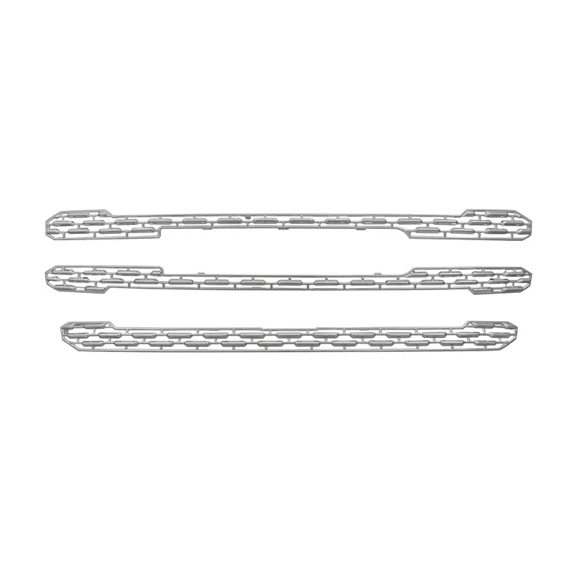 Coast To Coast Honeycomb-Style Chrome-Plated Abs Overlay – 3-Piece Set (Pack Of 6) 1