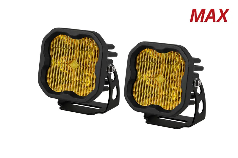 Diode Dynamics Ss3 Led Fog Pod Pair – Max Yellow Sae-Compliant Lighting 1