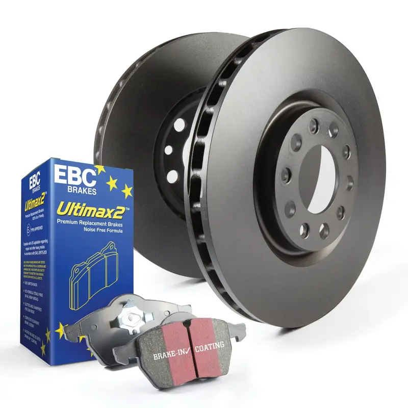 Ebc S20K1845 Ultimax S20 Brake Kit – Includes Plain & Slotted Rotors 1