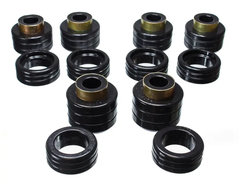 Energy Suspension 3.4123G Black Polyurethane Body And Cab Mount Kit – Performance Grade 1