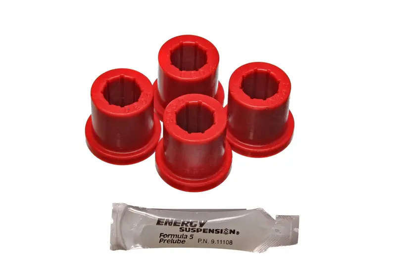 Energy Suspension 8.2109R Red Polyurethane Shackle Bushing Kit – Off-Road Durability 1