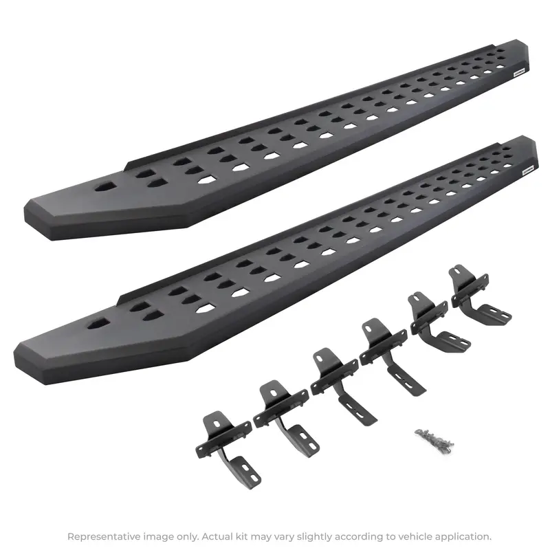 Go Rhino Rb20 Heavy-Duty Running Boards With Integrated Mounting Kit 1