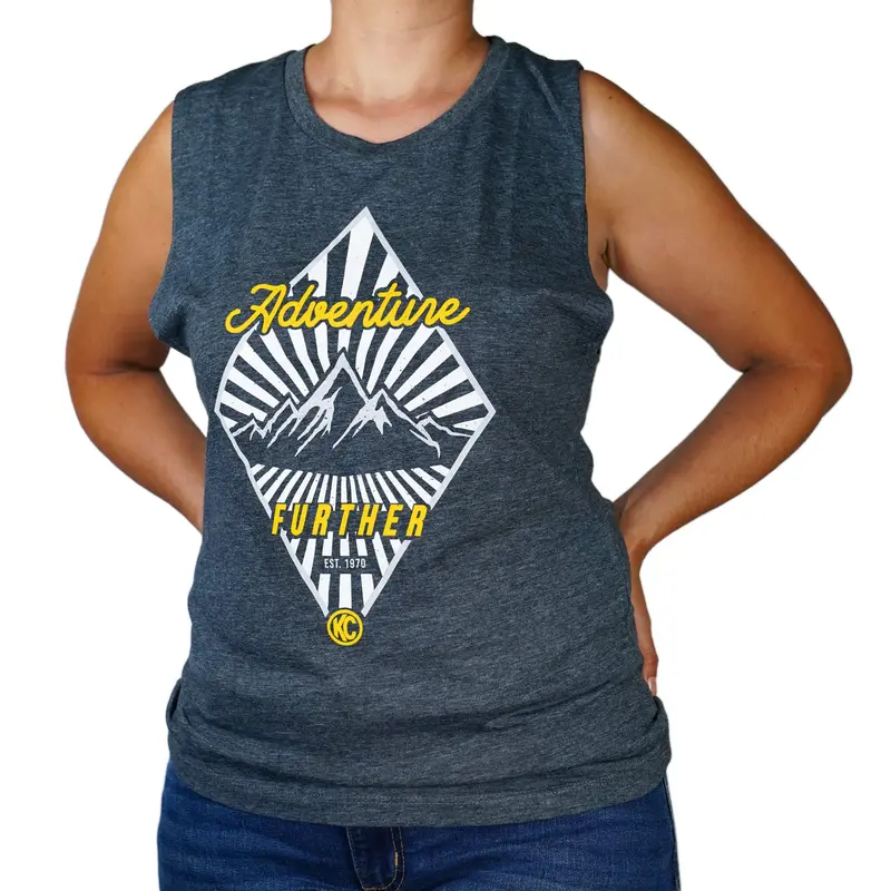 Kc Hilites Women'S Adventure Further Tank Top – Blue, X-Small 1