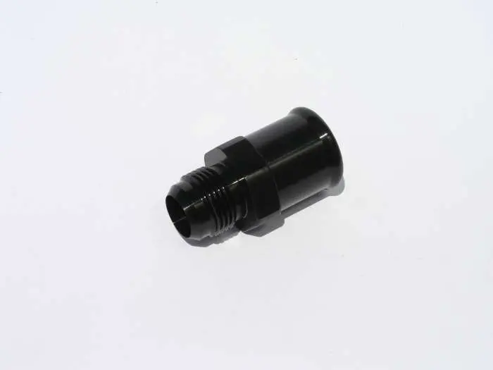 Meziere Wa12125S 12An Male To 1-1/4" Hose Adapter – Matte Black Finish 1