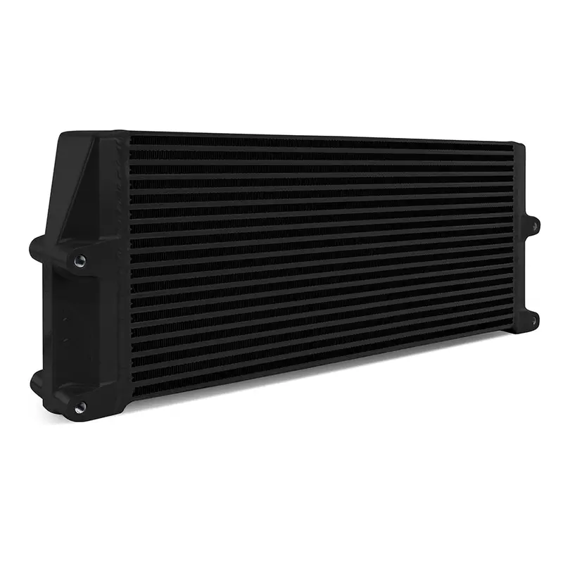 Mishimoto Mmoc-Sso-17Bk Universal Heavy-Duty Bar-And-Plate Fluid Cooler, 17-In Core, Same-Side Outlets 1
