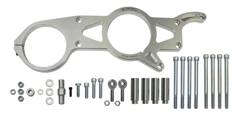 Moroso 63836 Alternator/Vacuum Pump Mounting Bracket Kit – Big Block Chevy Application 1