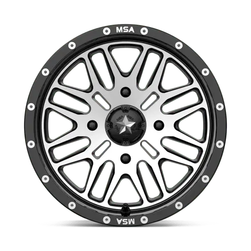 Msa Offroad Ma38 Machined Alloy Wheel – 15X7 Inch, 4X156Mm, Gunmetal Black, +10Mm Offset 1